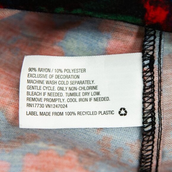 Rachel Comey for Target Floral Printed Midi Dress with 3/4 Puff Sleeves, size 10 - Picture 8 of 8